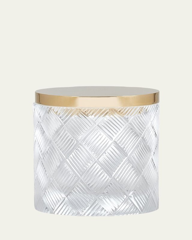 Basket Weave Canister